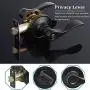 5 Pack - Gobrico Interior Privacy Handles Door Locksets Bed and Bath Leversets Black Finished 5 Pack - Gobrico Interior Privacy Handles Door Locksets Bed and Bath Leversets Black Finished