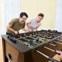 Rally and Roar Foosball Table Game – 56” Standard Size Fun, Multi Person Table Soccer Adults, Families - Recreational Foosball Games Game Rooms, Arcades, Bars, Parties, Family Night
