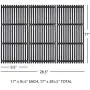 Hongso 17'' Porcelain Coated Cast Iron Grill Grates Replacement for Charbroil 463242716, 466242715, 463242715, 466242815 Grill, G533-0009-W1, Lowe #606682, Walmart # 555179228 (PCB004) 3 Pack Hongso 17'' Porcelain Coated Cast Iron Grill Grates Replacement for Charbroil 463242716, 466242715, 463242715, 466242815 Grill, G533-0009-W1, Lowe #606682, Walmart # 555179228 (PCB004) 3 Pack