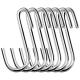 30 Pack Esfun Heavy Duty S Hooks Pan Pot Holder Rack Hooks Hanging Hangers S Shaped Hooks for Kitchenware Pots Utensils Clothes Bags Towels Plants