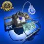 X-Tronic 3060-PRO-ST-ACC - 75W Soldering Iron Station - 5 Extra Tips, 2 LED Displays, Sleep Func, C/F, 3 Temp Presets, Mag Lamp, 4 Helping Hands, Solder Sucker, Tweezers, Solder & Brass Sponge w/Flux X-Tronic 3060-PRO-ST-ACC - 75W Soldering Iron Station - 5 Extra Tips, 2 LED Displays, Sleep Func, C/F, 3 Temp Presets, Mag Lamp, 4 Helping Hands, Solder Sucker, Tweezers, Solder & Brass Sponge w/Flux