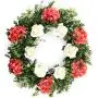flybold Spring Wreaths Front Door Wreath Outdoor Summer Wreaths 23 Inch Large with Artificial Pink Hydrangea Flower and White Rose Welcome Decor for All Seasons flybold Spring Wreaths Front Door Wreath Outdoor Summer Wreaths 23 Inch Large with Artificial Pink Hydrangea Flower and White Rose Welcome Decor for All Seasons