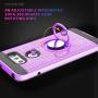 LG V35 Case,LG V35 ThinQ / V30 / LG V30S / LG V30 Plus Case with HD Phone Screen Protector,Ymhxcy 360 Degree Rotating Ring & Bracket Dual Layer Resistant Back Cover for LG V30 +ZH Purple