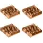 uxcell Electronic Radiator Heatsink for Stepper Motor,3D Printer 40x40x11mm Golden 4pcs uxcell Electronic Radiator Heatsink for Stepper Motor,3D Printer 40x40x11mm Golden 4pcs