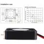 MakerFocus 4pcs 3D Printer Fan 12V, 40mm 12 Volt Fan 0.08A DC Mini Quiet Cooling Fan 40X40X10mm with 28cm Cable for 3D Printer, DVR and Other Small Appliances Series Repair Replacement