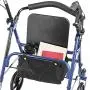 Drive Medical 10257BL-1 Four Wheel Walker Rollator with Fold Up Removable Back Support Drive Medical 10257BL-1 Four Wheel Walker Rollator with Fold Up Removable Back Support