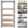 Tangkula 72'' Storage Shelves, Heavy Duty Steel Frame 5-Tier Garage Shelf, Metal Multi-Use Storage Shelving Unit for Home/Office/Dormitory/Garage Tangkula 72'' Storage Shelves, Heavy Duty Steel Frame 5-Tier Garage Shelf, Metal Multi-Use Storage Shelving Unit for Home/Office/Dormitory/Garage