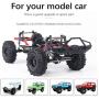 Dilwe 8PCS RC Climbing Metal Link Rod Pull Rod 275MM Wheelbase Spare Parts for 1/10 RC Crawler Cars