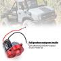 Drfeify RC Gearbox Metal Full Gearbox with 540 Motor 55T Upgrade Parts Compatible with Axial SCX 1/10 RC Car