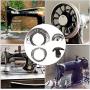 HEEPDD Shuttle Hook, Shuttle Hook/Race/Eyebrow Spring Piece Rotary Hook Horn Older Household Sewing Machines Repair Parts