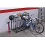 BirdRock Home 4 Bike Stand Rack with Storage – Metal Floor Bicycle Nook – Great for Parking Road, Mountain, Hybrid or Kids Bikes – Garage Organizer - Helmet - Sports Storage Station - Black BirdRock Home 4 Bike Stand Rack with Storage – Metal Floor Bicycle Nook – Great for Parking Road, Mountain, Hybrid or Kids Bikes – Garage Organizer - Helmet - Sports Storage Station - Black