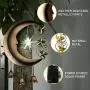 EH-Garden Solar Garden Decorative Lights Outdoor - Metal Moonlight for Garden Door, Patio, Window,(Brown Hanging Moon) EH-Garden Solar Garden Decorative Lights Outdoor - Metal Moonlight for Garden Door, Patio, Window,(Brown Hanging Moon)