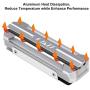 J&D ARGB M.2 Heatsink, Aluminum Alloy M.2 Heatsink SSD Cooler with 5V 3Pin ARGB Light and Thermal Pad, Compatible with SATA NVMe NGFF 2280 M.2 SSD