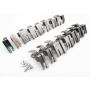 #KP-PF16,16 Metal COMPENSATING Foot Set Fit for Artisan,Brother, Consew, and Janome