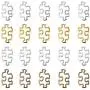 PH PandaHall 60 pcs 4 Colors Tibetan Style Alloy Autism Awareness Charms Puzzle Piece Metal Link for Bracelet Jewelry DIY Craft Making PH PandaHall 60 pcs 4 Colors Tibetan Style Alloy Autism Awareness Charms Puzzle Piece Metal Link for Bracelet Jewelry DIY Craft Making