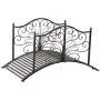 Outsunny 4’ Metal Arched Backyard Decorative Garden Bridge - Black Bronze Outsunny 4’ Metal Arched Backyard Decorative Garden Bridge - Black Bronze