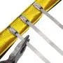 6.5 Feet Heat Shroud Aluminized Sleeving Heat Shield Protection Barrier Covers with 20 Pieces 0.5 Feet Stainless Steel Cable Metal Zip Ties (Gold, 3.3 x 78.7 Inch)
