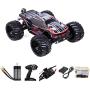 1:10 Scale Remote Control Car Truck, 80+ KM/H High Speed RTR RC Truck, 2.4GHZ Radio Controlled Electric RC Car, 4WD 4x4 Off Road Monster Truck for Adults, IPX7 Waterproof Racing Vehicle Truck