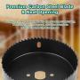Hole Saw Set HYCHIKA 19 Pcs Hole Saw Kit with 13Pcs Saw Blades, 2 Mandrels, 2 Drill Bits, 1 Installation Plate, 1 Hex Key, Max Size 6'' and Min Size 3/4'', Ideal for Soft Wood, Plywood, Drywall, PVC