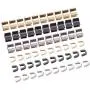 BENECREAT 30 Sets 3 Colors #5 Zipper Stoper and Zipper Bottom Brass Zipper Replacement Parts for Sewing Clothing Crafts (10Sets/Color, 3PCS/Set) BENECREAT 30 Sets 3 Colors #5 Zipper Stoper and Zipper Bottom Brass Zipper Replacement Parts for Sewing Clothing Crafts (10Sets/Color, 3PCS/Set)