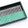Lawei 90 pcs Diamond Burrs Bits Drill - Head Diameter 1 mm 30 pcs, 2 mm 30 pcs, 3 mm 30 pcs Glass Gemstone Metal for Power Drill Parts Accessories Lawei 90 pcs Diamond Burrs Bits Drill - Head Diameter 1 mm 30 pcs, 2 mm 30 pcs, 3 mm 30 pcs Glass Gemstone Metal for Power Drill Parts Accessories