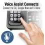 PANASONIC Expandable Cordless Phone System with Link2Cell Bluetooth, Voice Assistant, Answering Machine and Call Blocking - 4 Cordless Handsets - KX-TGD564M (Metallic Black)
