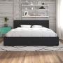 Novogratz Kelly Upholstered Storage Platform Bed - King (Dark Gray Linen)