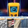 PERLESMITH Stud Finder Wall Detector 5 in 1 - Electronic Stud Sensor Wall Scanner Center Finding - with Battery LCD Display for Wood Metal Studs AC Wire Detection