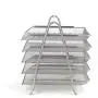 Mind Reader Desk Organizer with 5 Sliding Trays for Letters, Documents, Mail, Files, Paper, Silver Mind Reader Desk Organizer with 5 Sliding Trays for Letters, Documents, Mail, Files, Paper, Silver