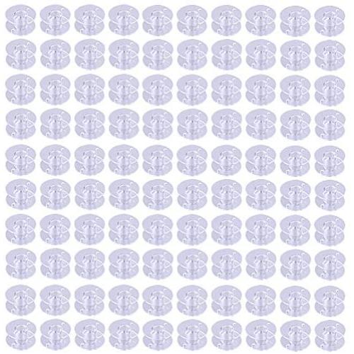 Mipruct 100 Pack Bobbins for Brother Sewing Machine,SA156 Bobbins for Sewing Machine,Class 15 bobbins…