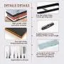 Sharpening Stone Set, Meterk Whetstone 4 Side Grit 400/1000 3000/8000 Knife Sharpening Kit with Bamboo Base, Non-Slip Rubber Base and Angle Guide Sharpening Stone Set, Meterk Whetstone 4 Side Grit 400/1000 3000/8000 Knife Sharpening Kit with Bamboo Base, Non-Slip Rubber Base and Angle Guide