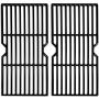 Hongso Porcelain Coated Cast Iron Cooking Grid Grates Replacement for Charbroil 463250210, 463250211, 463250212, 463251413, 463251414, 466251413; Thermos 461633514,PCF123 2 Set
