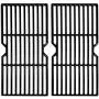 Hongso Porcelain Coated Cast Iron Cooking Grid Grates Replacement for Charbroil 463250210, 463250211, 463250212, 463251413, 463251414, 466251413; Thermos 461633514,PCF123 2 Set