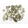 200 Gram (Approx 150pcs) Assorted Antique Steampunk Gears Clock Watch Wheel Gear for Crafting (Brone) 200 Gram (Approx 150pcs) Assorted Antique Steampunk Gears Clock Watch Wheel Gear for Crafting (Brone)