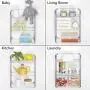 mDesign Tall Metal Wire Farmhouse Wall Decor Storage Organizer Shelf with 3 Levels for Bathroom, Entryway, Hallway, Mudroom, Bedroom, Laundry Room - Wall Mount - Chrome