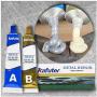 High Heat Resistant Metal Repair Paste,an Alternative to Welding,Bonding and Repairing Iron, Steel, and Other Metals