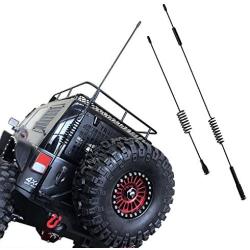 INJORA RC Antennas 2pcs RC Car Parts RC Decoration for 1:10 RC Crawler Axial SCX10 90046 TRX4 D90 D110 Tamiya CC01