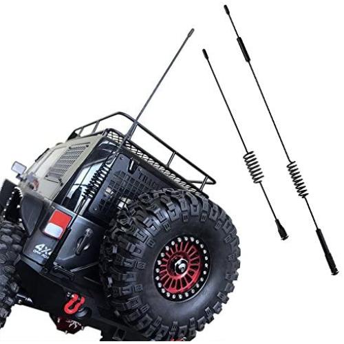 INJORA RC Antennas 2pcs RC Car Parts RC Decoration for 1:10 RC Crawler Axial SCX10 90046 TRX4 D90 D110 Tamiya CC01