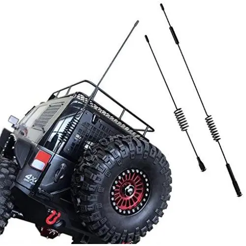 INJORA RC Antennas 2pcs RC Car Parts RC Decoration for 1:10 RC Crawler Axial SCX10 90046 TRX4 D90 D110 Tamiya CC01