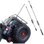 INJORA RC Antennas 2pcs RC Car Parts RC Decoration for 1:10 RC Crawler Axial SCX10 90046 TRX4 D90 D110 Tamiya CC01