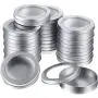 4 oz Metal Tin Cans Round Tin Containers Empty Tin Cans with Clear Top for Kitchen Office Candles Candies and Gifts Holding (24 Pieces) 4 oz Metal Tin Cans Round Tin Containers Empty Tin Cans with Clear Top for Kitchen Office Candles Candies and Gifts Holding (24 Pieces)