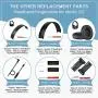 Beats Replacement Parts Headband Screws and Screwdriver Repair Kit Compatible with Studio 2.0 Wired/Wireless B0501/B0500 Studio 3 A1796 Over Ear Headphones (Black)