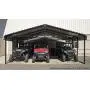 Arrow 20 x 20 29-Gauge Metal Carport with Steel Roof Panels, 20 x 20, Charcoal Arrow 20 x 20 29-Gauge Metal Carport with Steel Roof Panels, 20 x 20, Charcoal