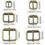 Hysagtek Brass Buckles 60 Pcs Roller Buckles Belts Hardware Pin Buckle for Bags Leather Belt Strap Hand DIY Accessories, 6 Size - 1.3, 1.18'', 1'', 0.79'', 0.67'', 0.51'' Bronze Metal Hysagtek Brass Buckles 60 Pcs Roller Buckles Belts Hardware Pin Buckle for Bags Leather Belt Strap Hand DIY Accessories, 6 Size - 1.3, 1.18'', 1'', 0.79'', 0.67'', 0.51'' Bronze Metal