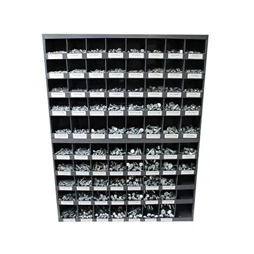 7700 Piece Metric 8.8 COARSE Thread Bolt, NUT, LOCKNUT and Washer Assortment with Two (40) Hole Durham BIN M6-M20 7700 Piece Metric 8.8 COARSE Thread Bolt, NUT, LOCKNUT and Washer Assortment with Two (40) Hole Durham BIN M6-M20