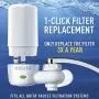 Brita 36311 Basic On Tap Faucet Water System Replacement Filters, 2ct, White, 2 Count