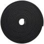 SHENGYAWAUTO U-Shape Window Door Rubber Seal Strip Hollow Weatherstrip for Car Motor 4M 13FT,Black