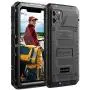 Mitywah Waterproof Case for iPhone 11 Pro Max, Heavy Duty Durable Metal Full Body Protective Case Built-in Screen Protection Waterproof Shockproof Dustproof Rugged Military Grade Defender, Black Mitywah Waterproof Case for iPhone 11 Pro Max, Heavy Duty Durable Metal Full Body Protective Case Built-in Screen Protection Waterproof Shockproof Dustproof Rugged Military Grade Defender, Black