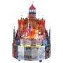 Microworld Beauty and The Beast 3D Metal Puzzle Jigsaw DIY Laser Cut Model Building Kit Music Box