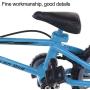 BMX Finger Bike Series 12, Cool Boy Toy Creative Game Toy Set , Replica Bike with Real Metal Frame, Graphics, and Moveable Parts for Flick Tricks, Flares, Grinds, and Finger Bike Games (Blue)